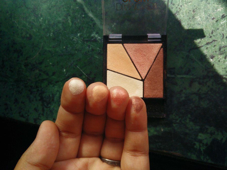 Review & Swatches – Maybelline Diamond Glow by EyeStudio [02 Coral Drama]